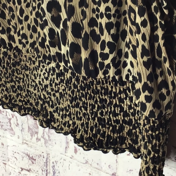 ✨Style & Co Leopard Print Women's Size 1x Top - Picture 4 of 6